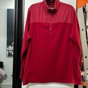 Men’s XXLPING red 3/4 zip